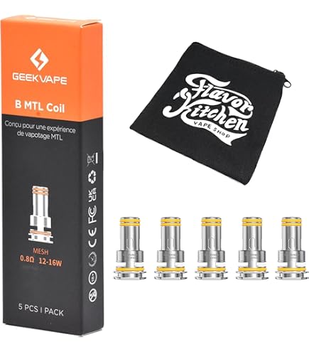 Amazon | Geekvape Bシリーズコイル 5個入り ＋FlavorKitchen